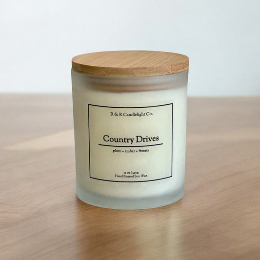 Country Drives Candle